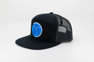 Youth Black/Blue Trucker