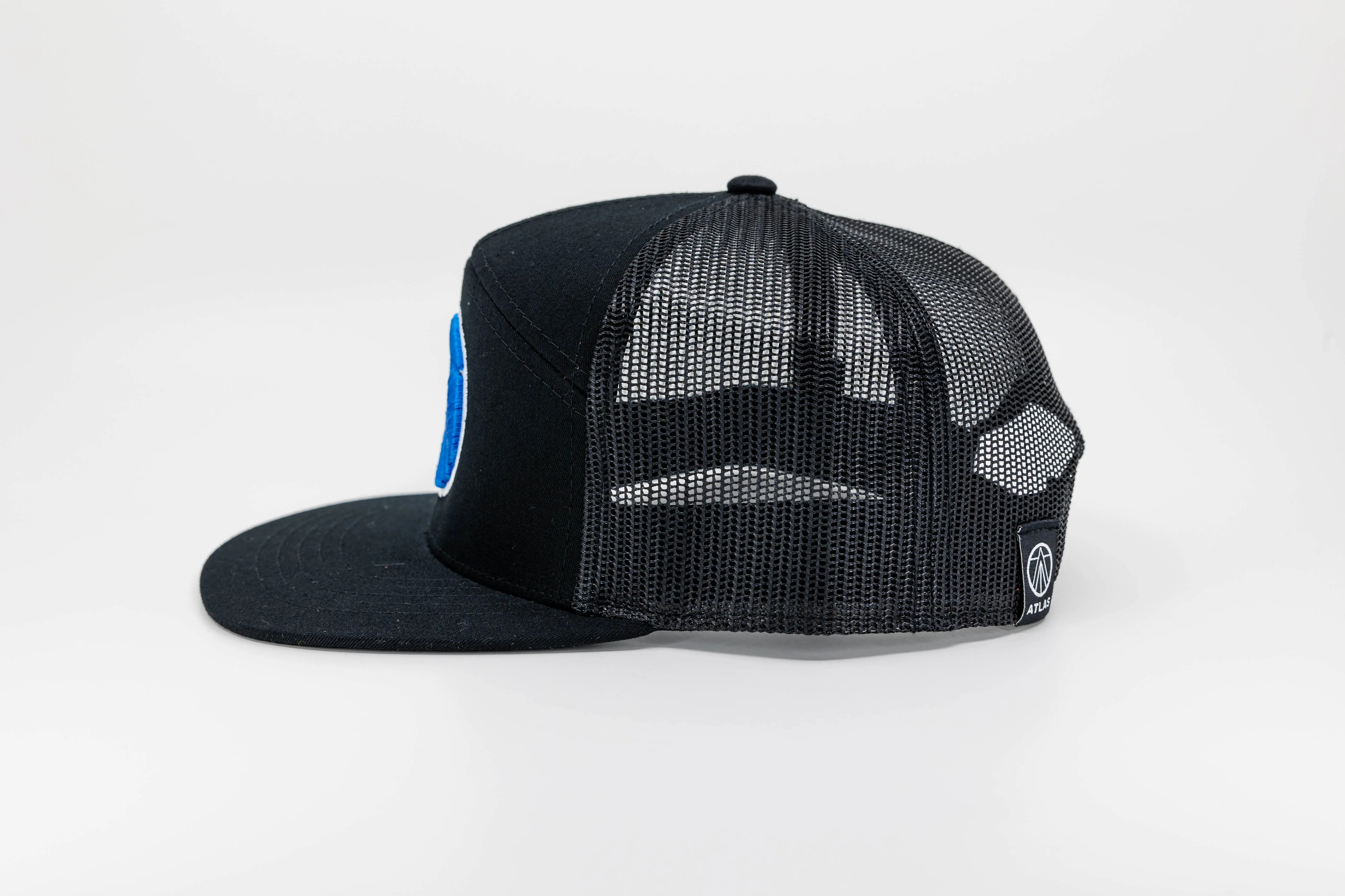 Youth Black/Blue Trucker