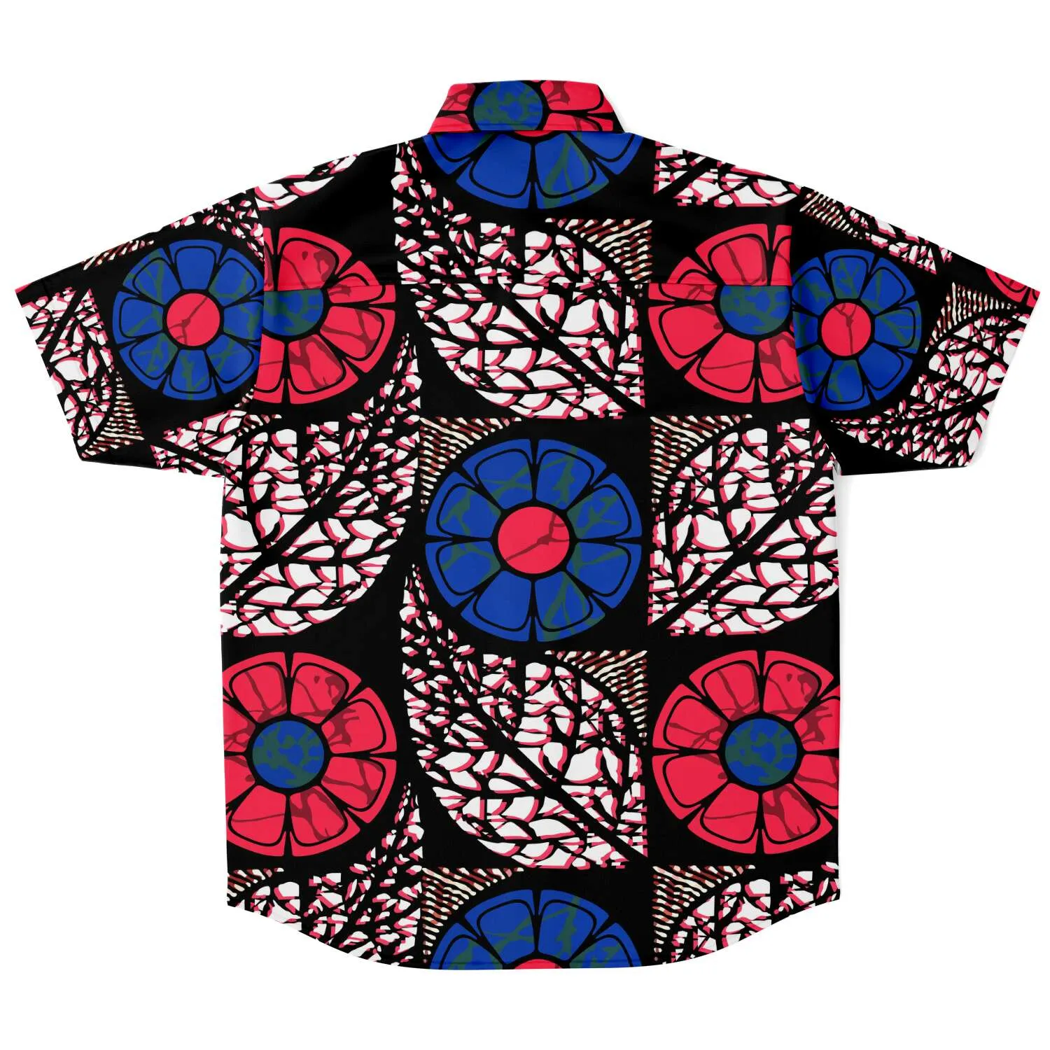 Zobia African Print Short Sleeve Shirt
